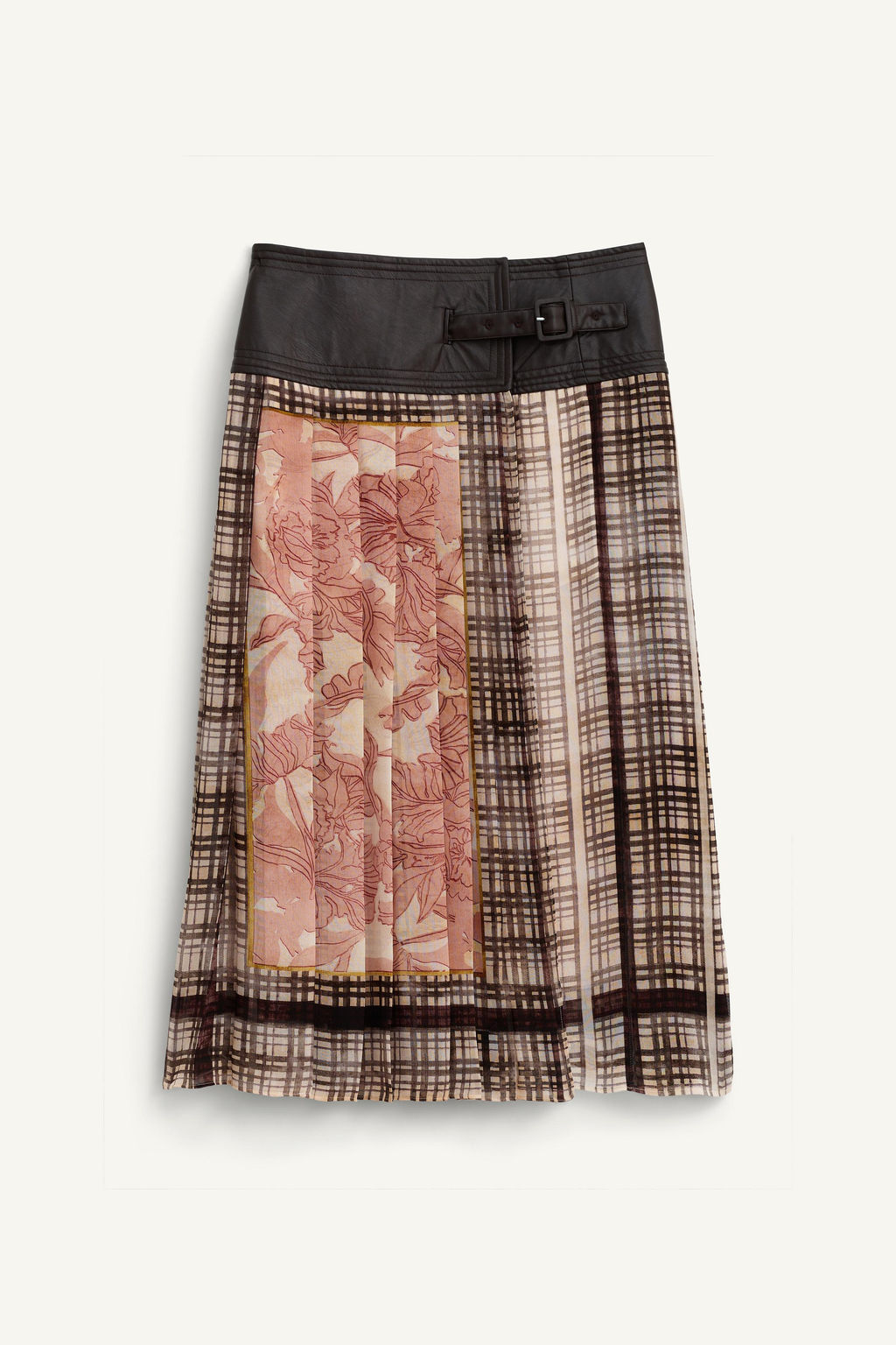 LIMITED EDITION SCARF PLEATED SKIRT - Zara фото 5