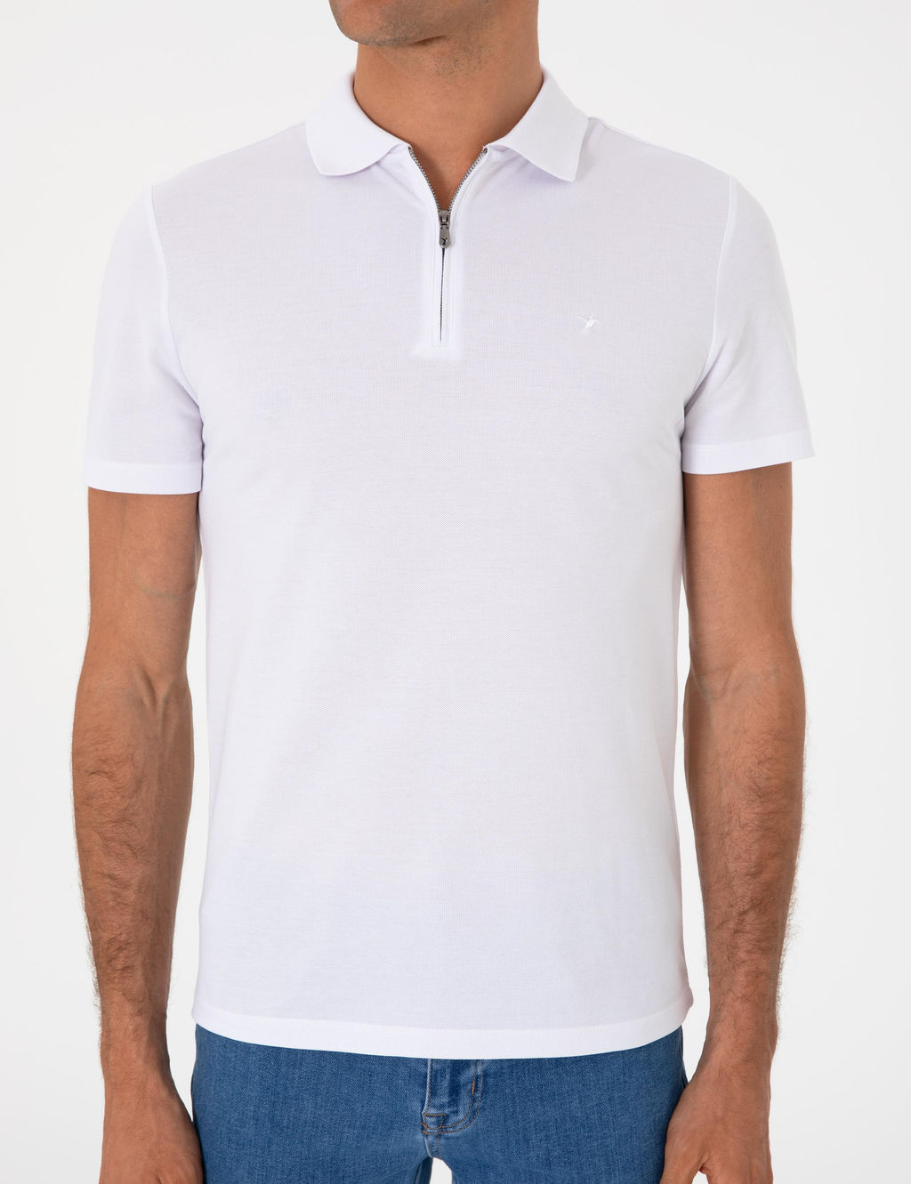 Beyaz Slim Fit Ti__rt - Cacharel фото 6