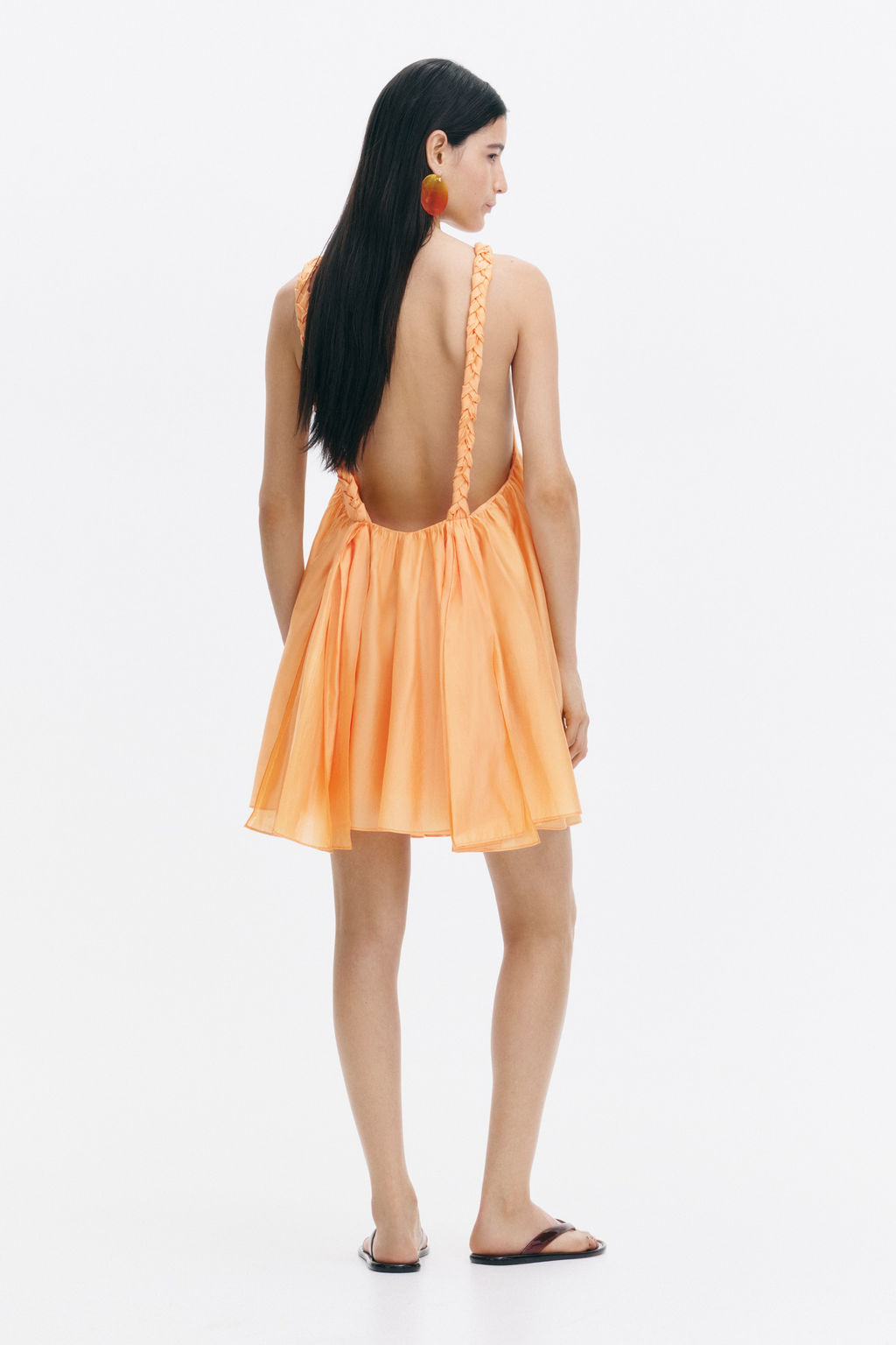 Minivestido con detalle trenzado - H&m фото 4