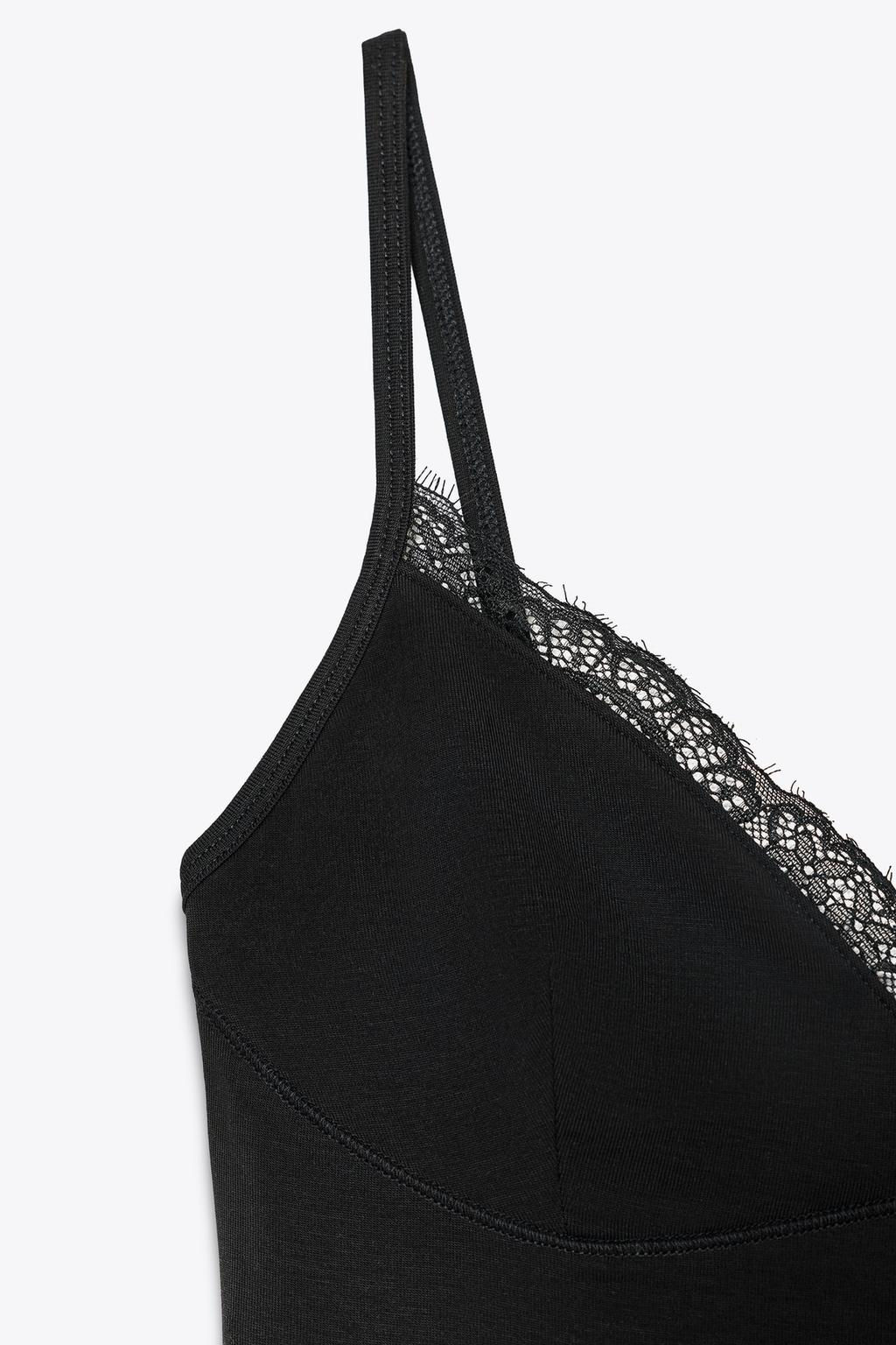 LYOCELL LACE TOP - Zara фото 13