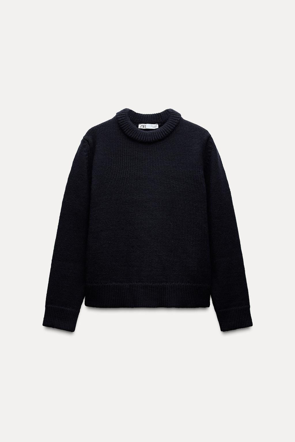 PLAIN KNIT SWEATER - Zara фото 5