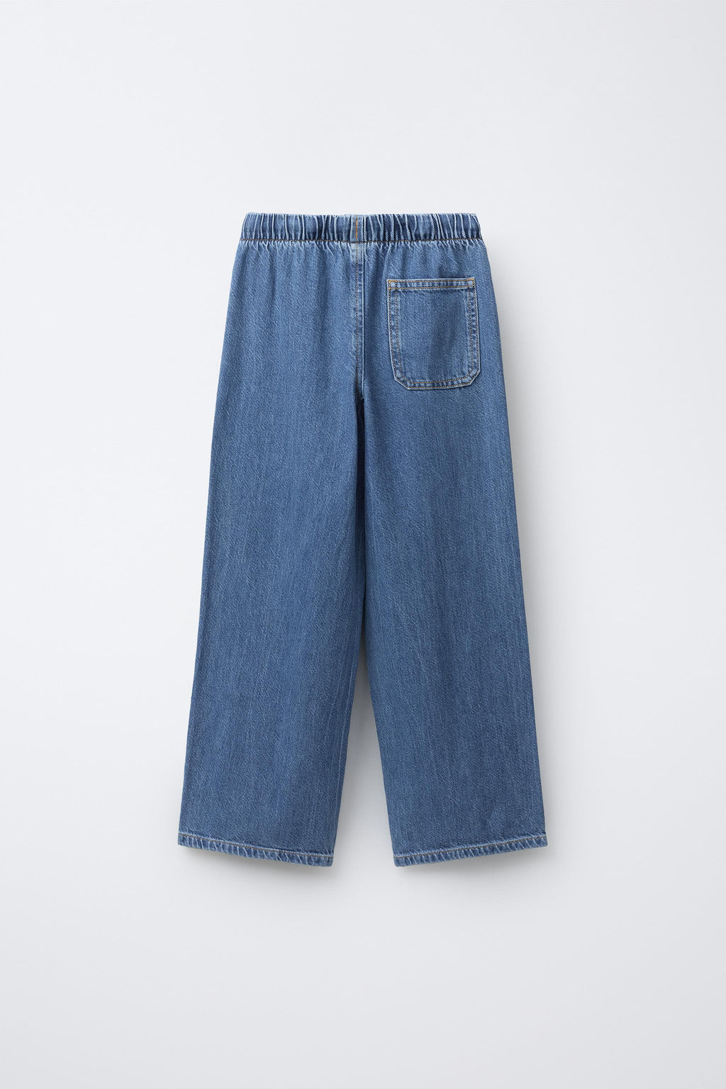 WIDE-LEG JEANS WITH DRAWSTRINGS - Zara фото 2