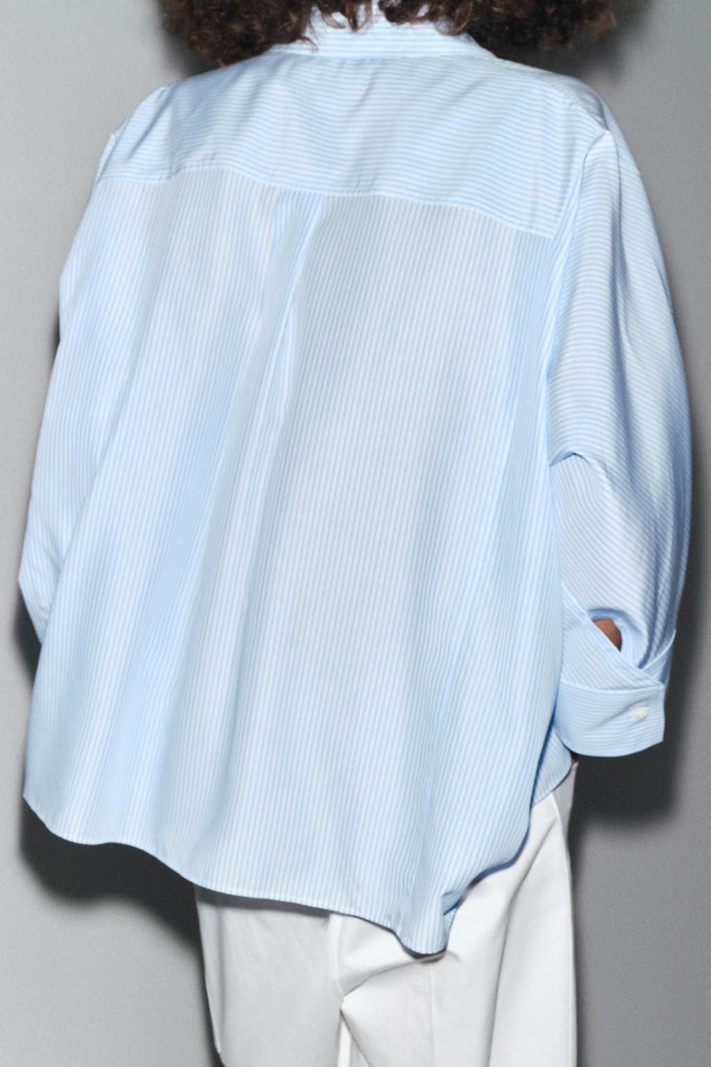 STRIPED SHIRT ZW COLLECTION - Zara фото 3