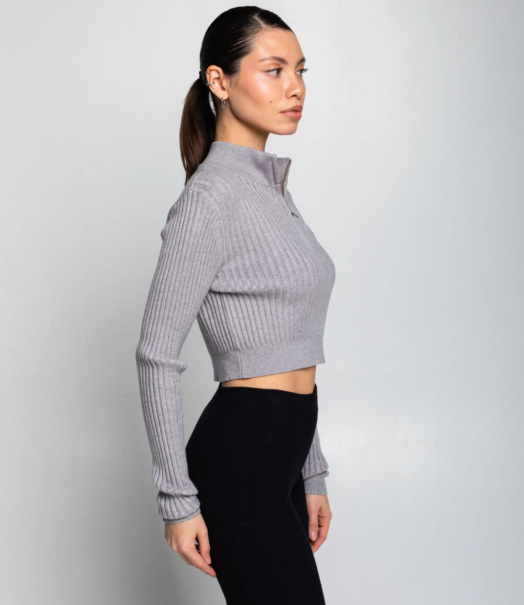 Джемпер #КТ1228, серый