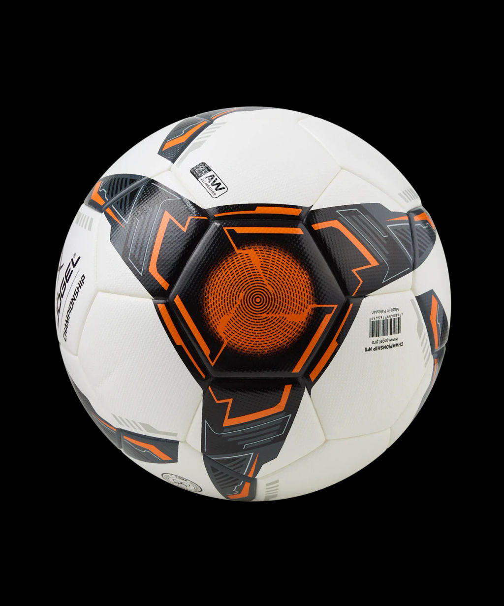 Мяч футбольный JOGEL Championship №5, белый  фото 2