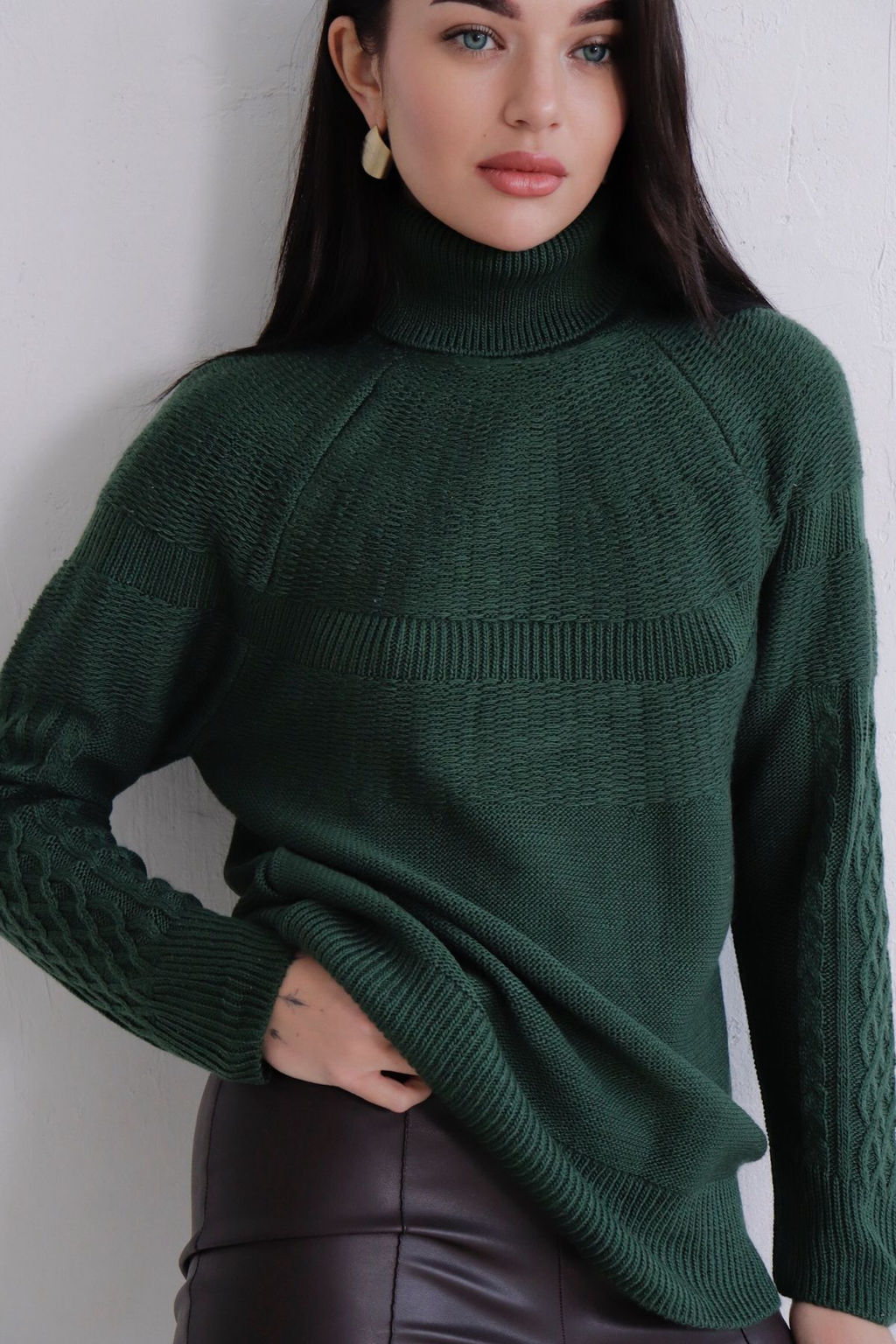 10649 Свитер изумрудный - Martichelli фото 11