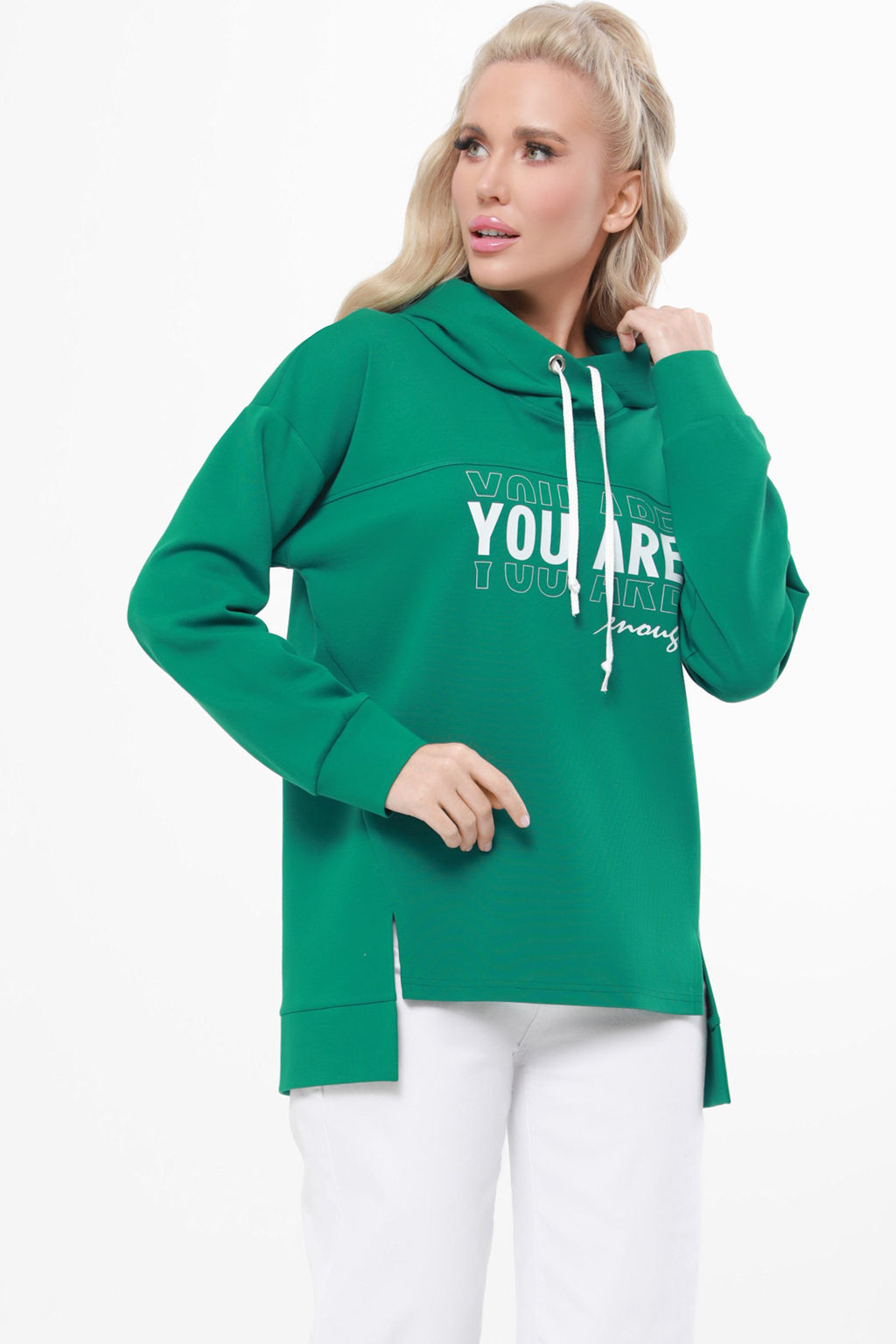 Свитшот Стильная вещичка, грин - Dstrend фото 3