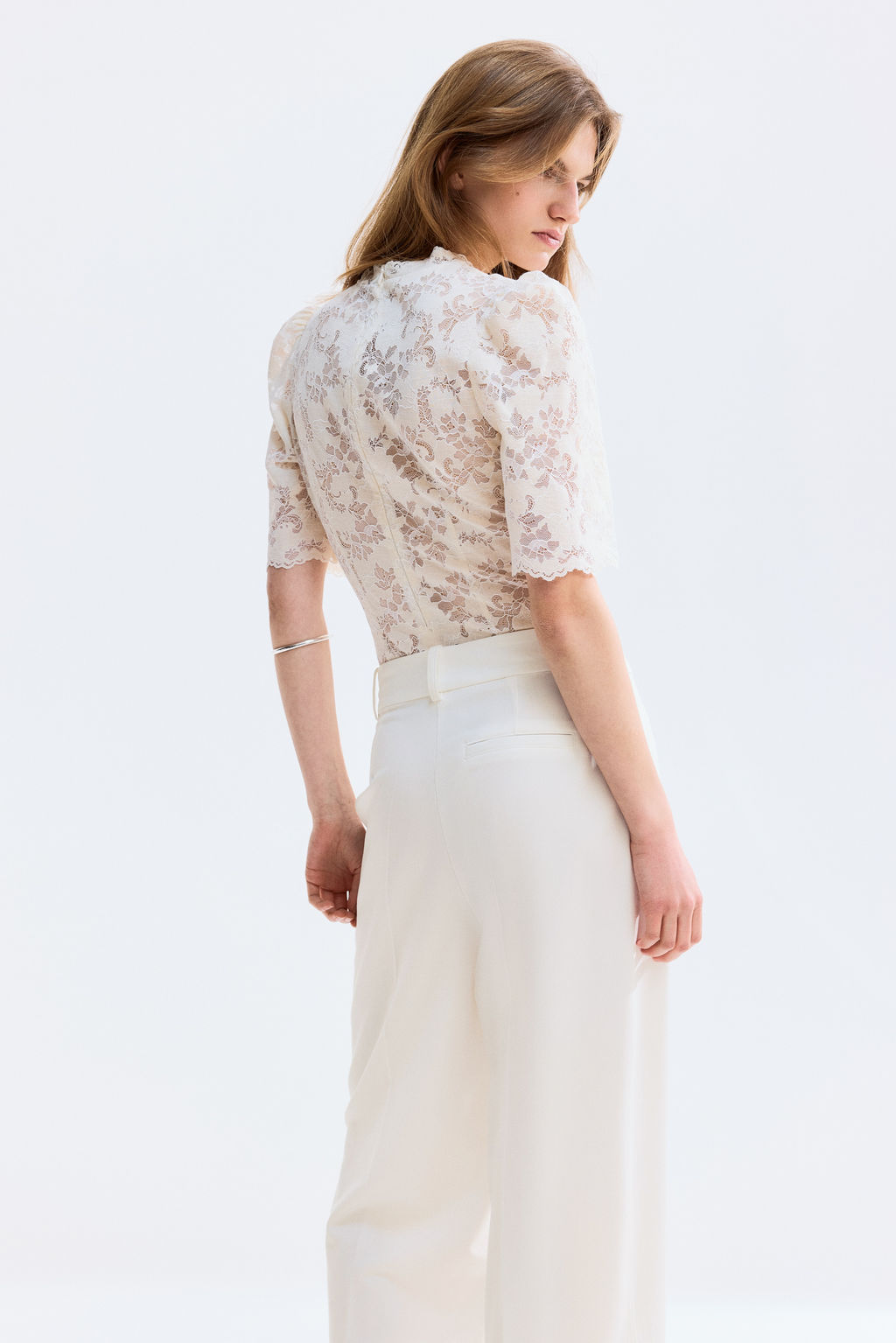 Wide tailored trousers - H&m фото 6