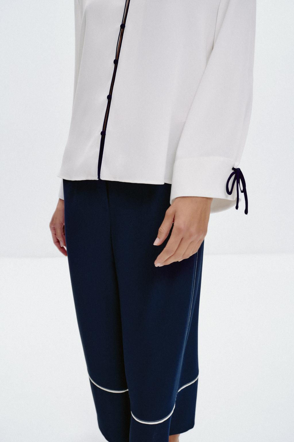 STITCHED CULOTTES - Zara фото 5