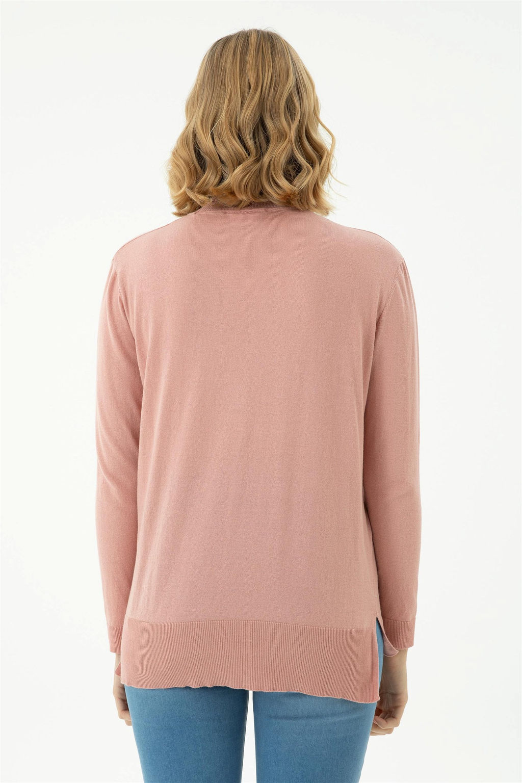 Женский базовый свитер пудрового цвета Неожиданная скидка в корзине - U.s. polo assn фото 5