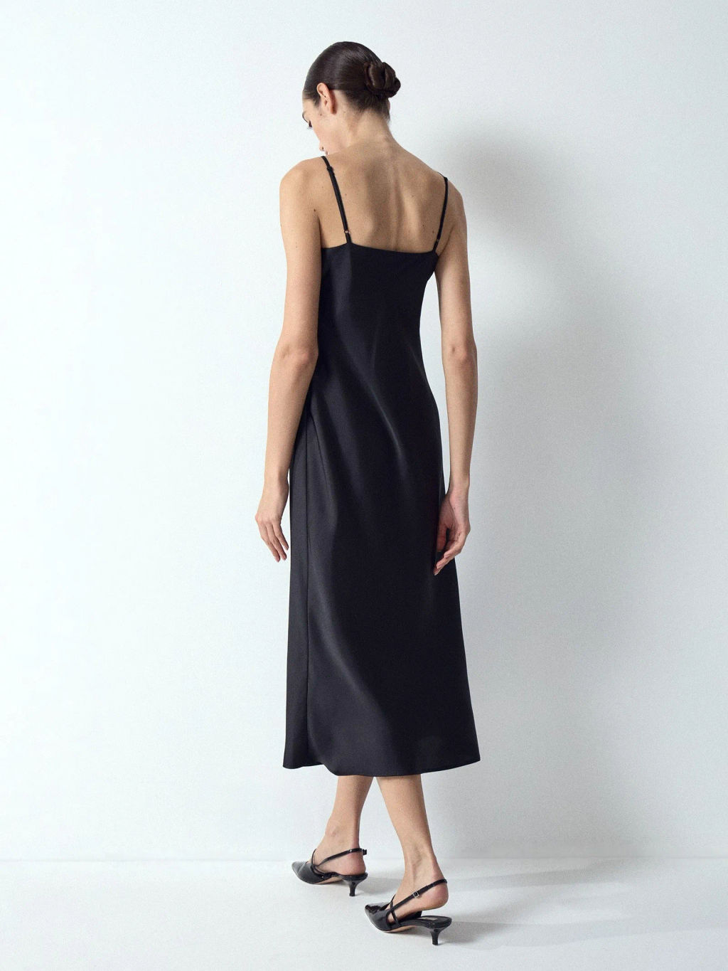 Платье-комбинация миди - Emka фото 4