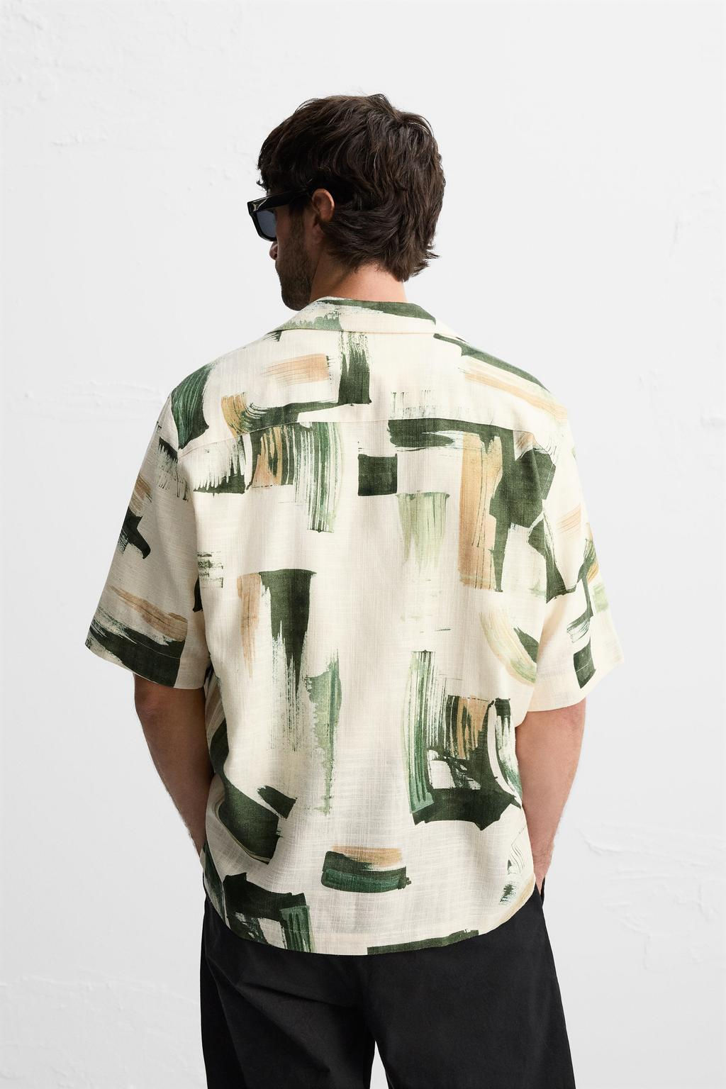 ABSTRACT PRINT SHIRT - Zara фото 3