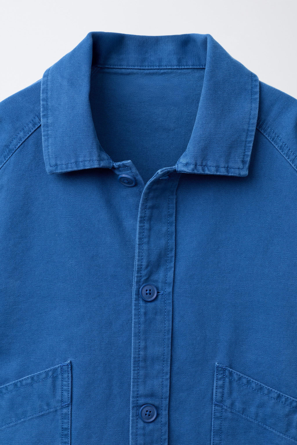 CANVAS OVERSHIRT WITH POCKETS - Zara фото 3