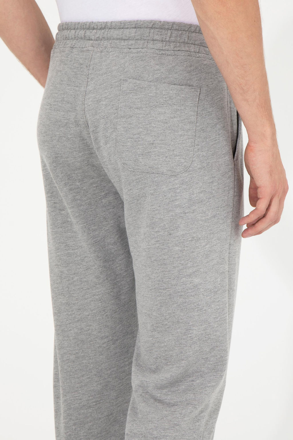 Мужские серые меланжевые спортивные штаны - U.s. polo assn фото 7