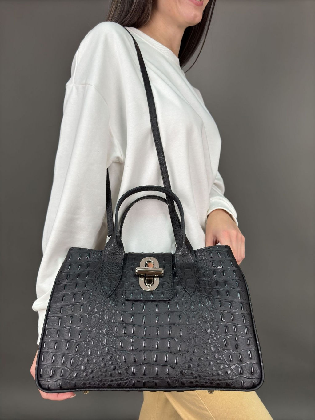 Сумка женская из телячьей кожи