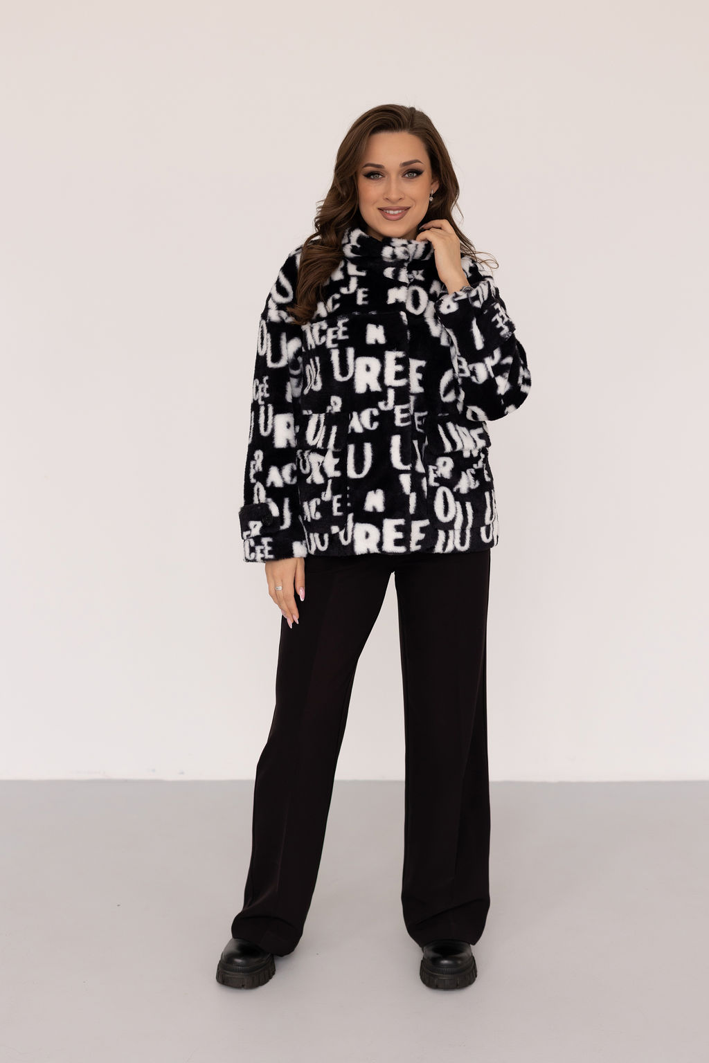 Шубка женская еврозима 24350 - Kankan фото 7