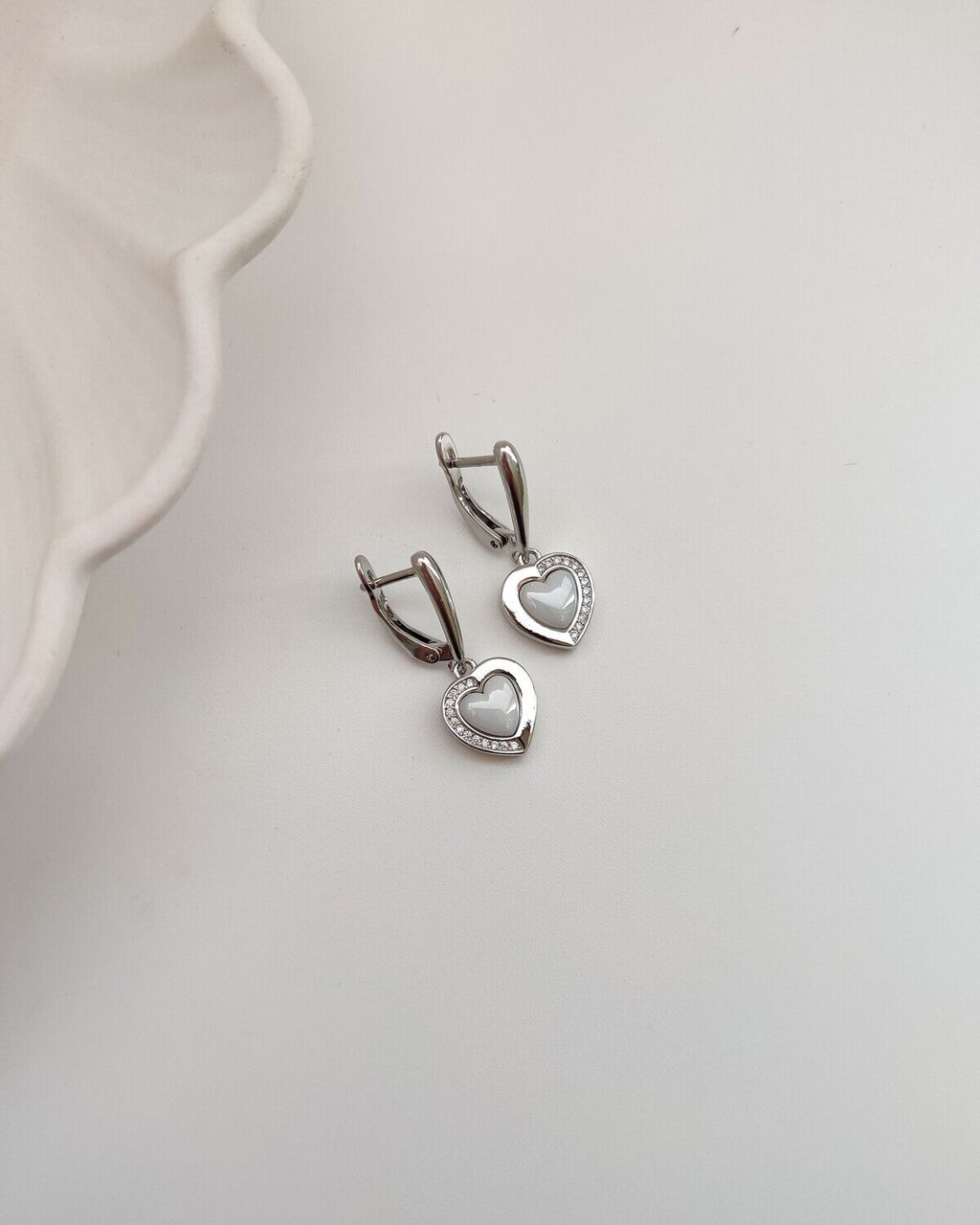 Серьги с керамикой