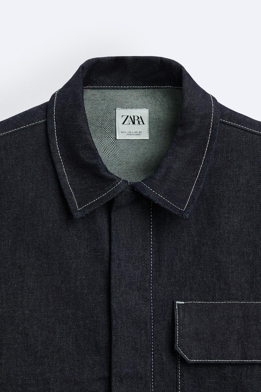 CEPLI OVERSIZE DENIM GOMLEK - Zara фото 9