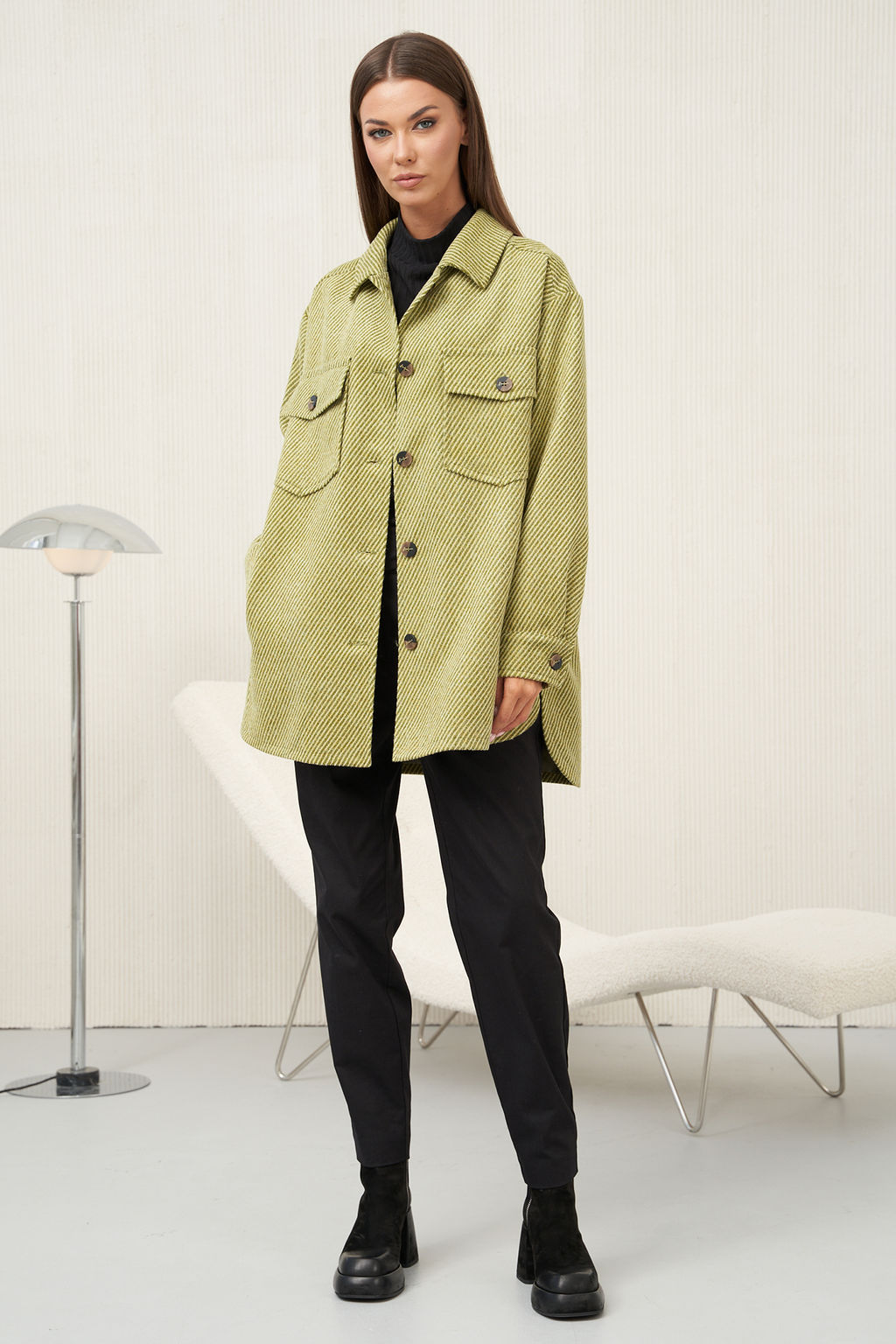 Рубашка 4621 салат