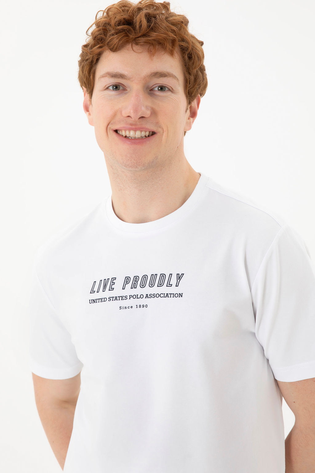 Мужская белая футболка - U.s. polo assn фото 2
