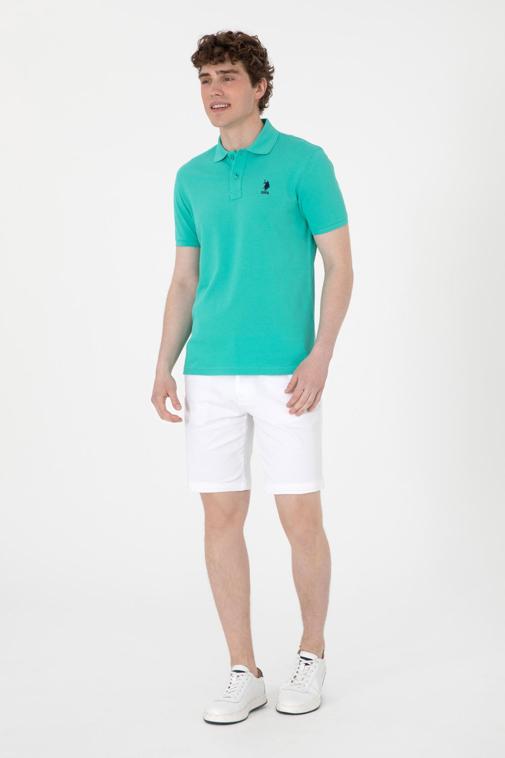 Erkek Slim Fit Polo Yaka Mint Basic Ti__rt Sepette S_rpriz _ndirim - U.s. polo assn фото 4