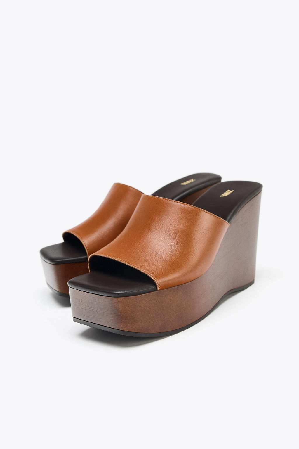 LEATHER WEDGE - Zara фото 12