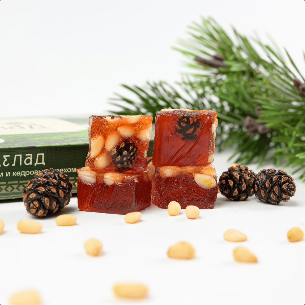 Мармелад с сосновыми шишками и кедровым орехом - Абаканские Сласти фото 2