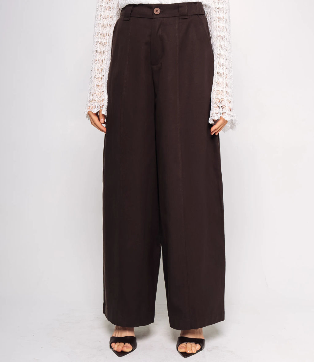 Брюки #КТ71020, шоколадный