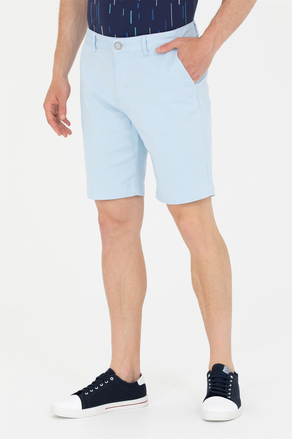 U. S. Polo Assn Мужские голубые тканые шорты - U.s. polo assn фото 9