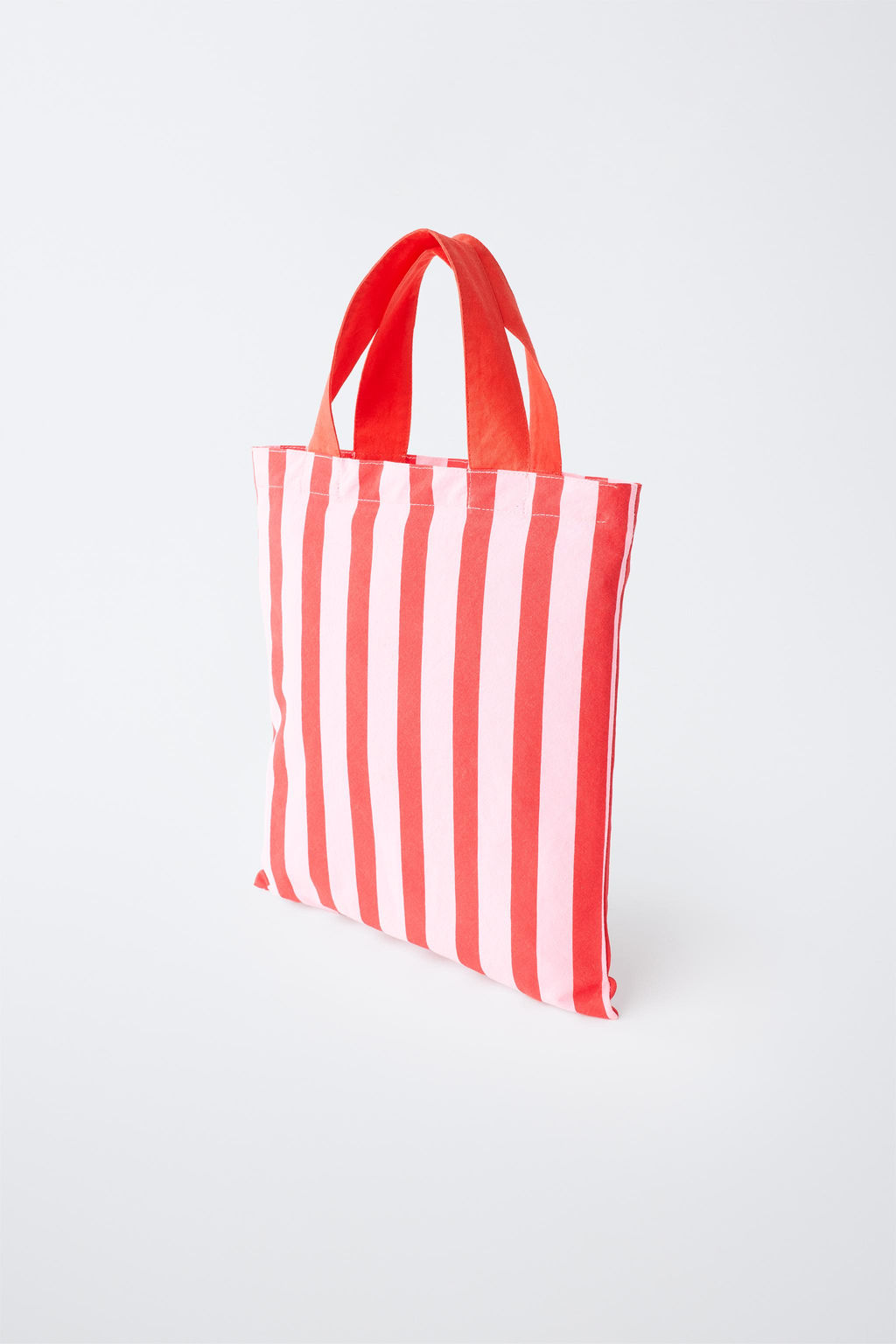 BOLSA ESTAMPADO RAYAS / Rojo - Zara фото 4