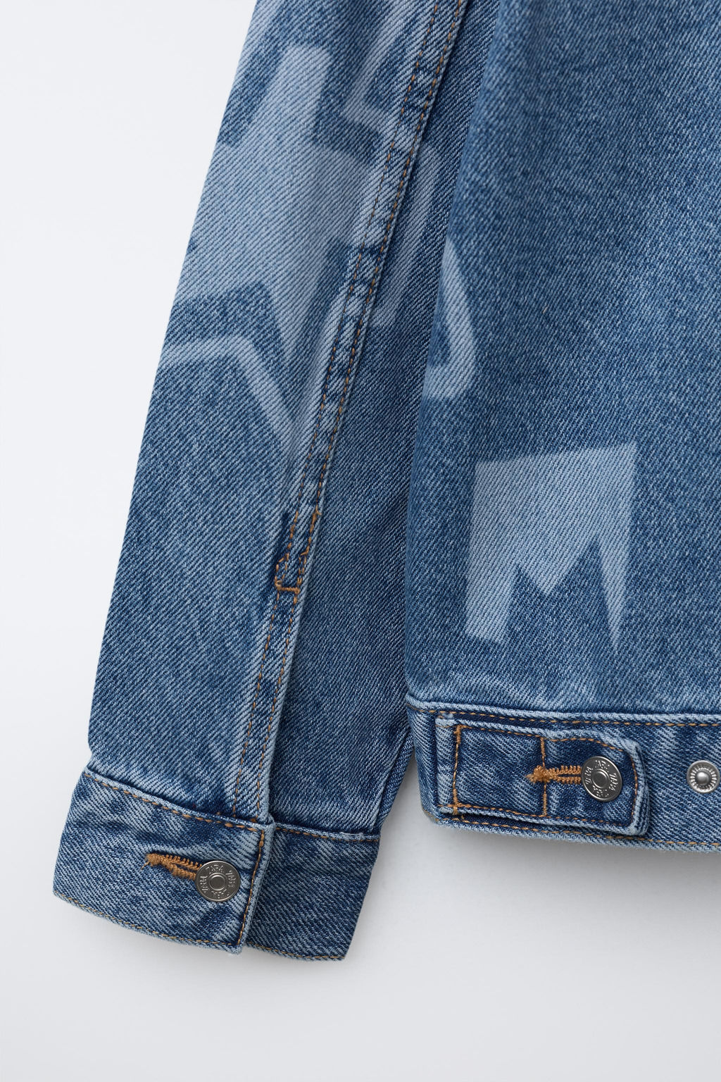 PRINTED DENIM JACKET - Zara фото 4