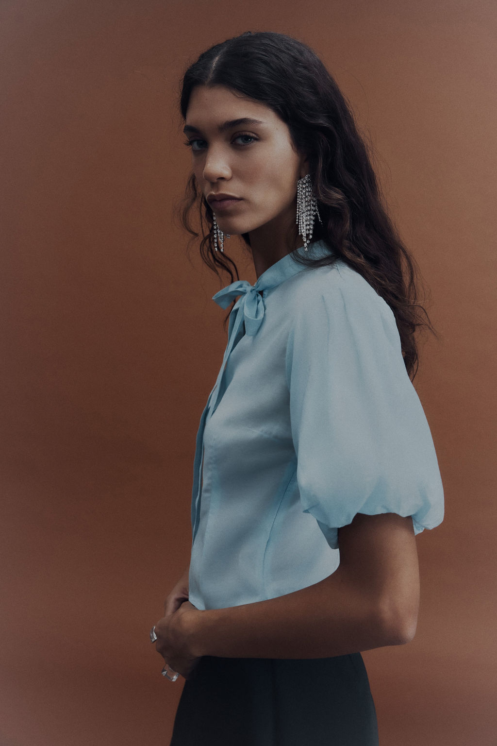 Blusa con mangas abullonadas - H&m фото 2