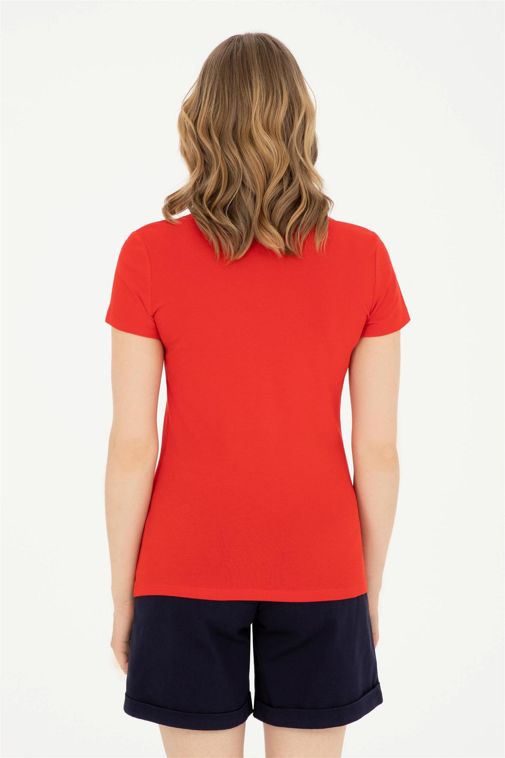 Женская красная футболка - U.s. polo assn фото 5