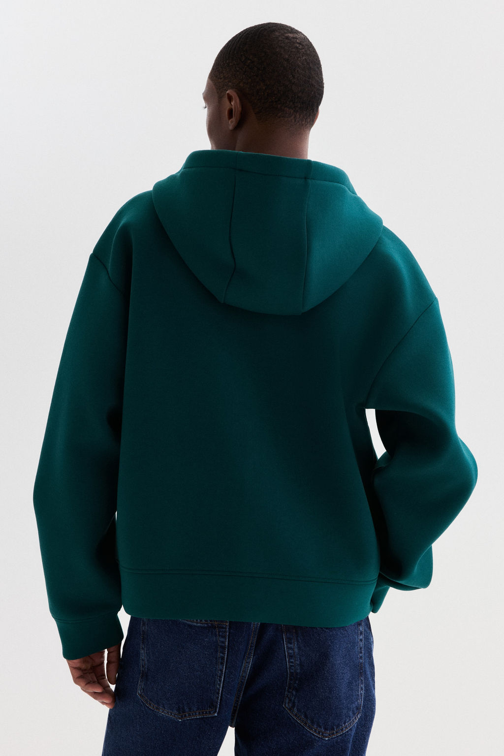 Chaqueta sudadera efecto neopreno Loose Fit - H&m фото 10