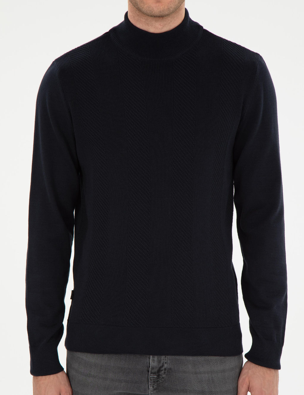 Lacivert Slim Fit Kazak - Pierre cardin фото 6