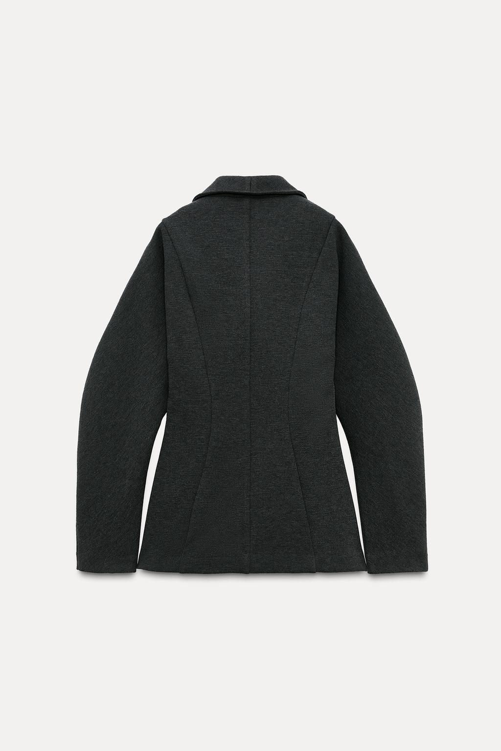 FITTED JACKET WITH BALLOON SLEEVES - Zara фото 6