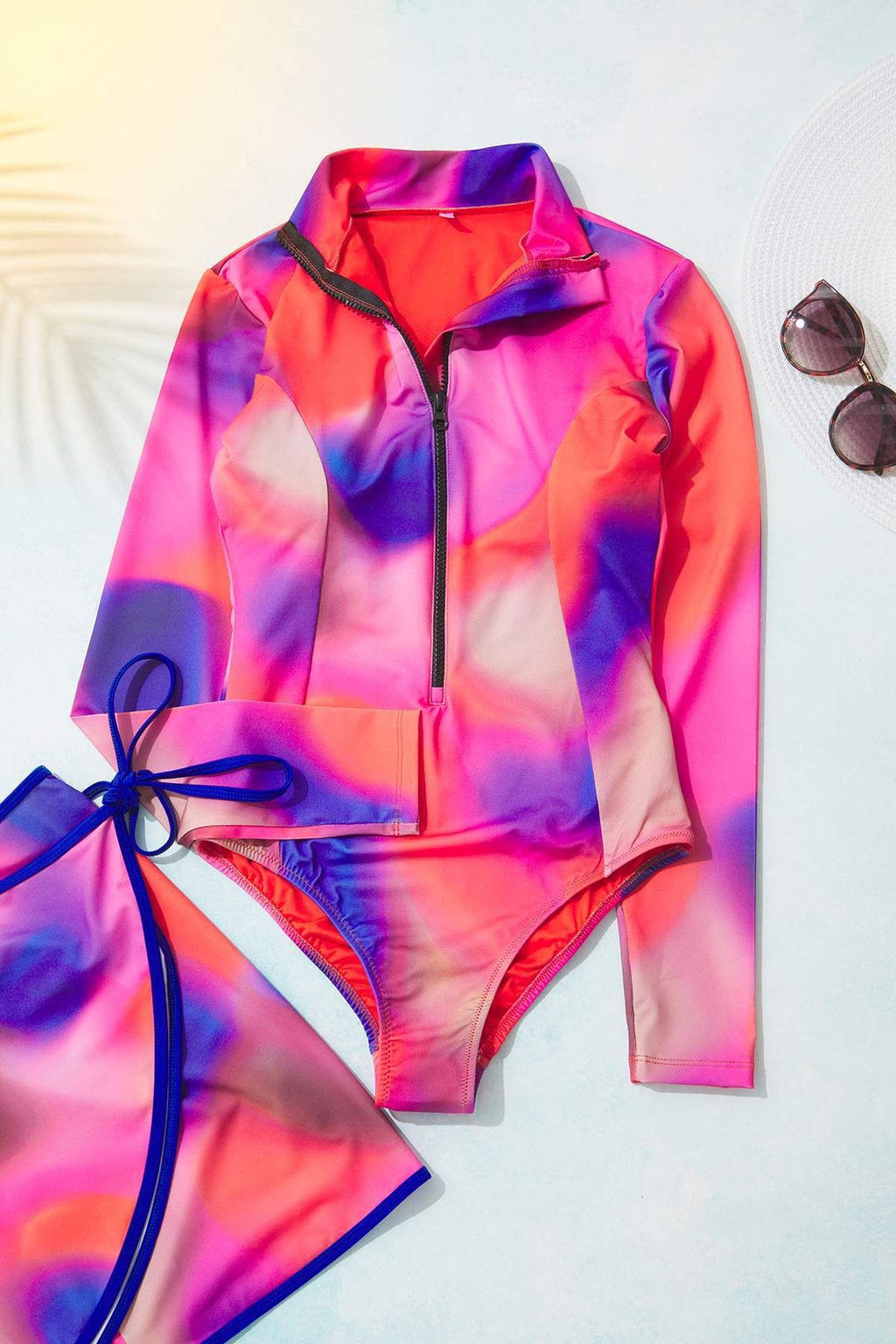 TRENDYOLMILLA Siyah Fermuarl? Uzun Kollu Regular Sorf Mayosu TBESS20MA0301  фото 36