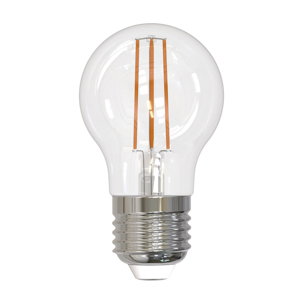 LED-G45-11W/3000K/E27/CL PLS02WH Лампа светодиодная. Форма "шар", прозрачная. Серия Sky. Теплый белый свет (3000К). Картон. ТМ Uniel.