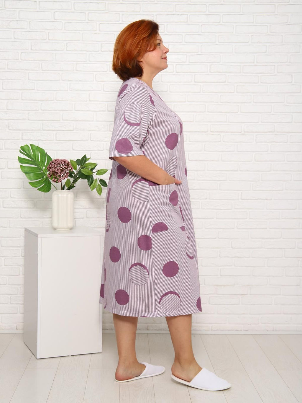 IV-CAPRIZ Митиола - халат бордовый фото 3