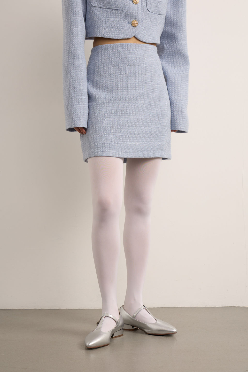 Юбка мини из твида - Mollis фото 4