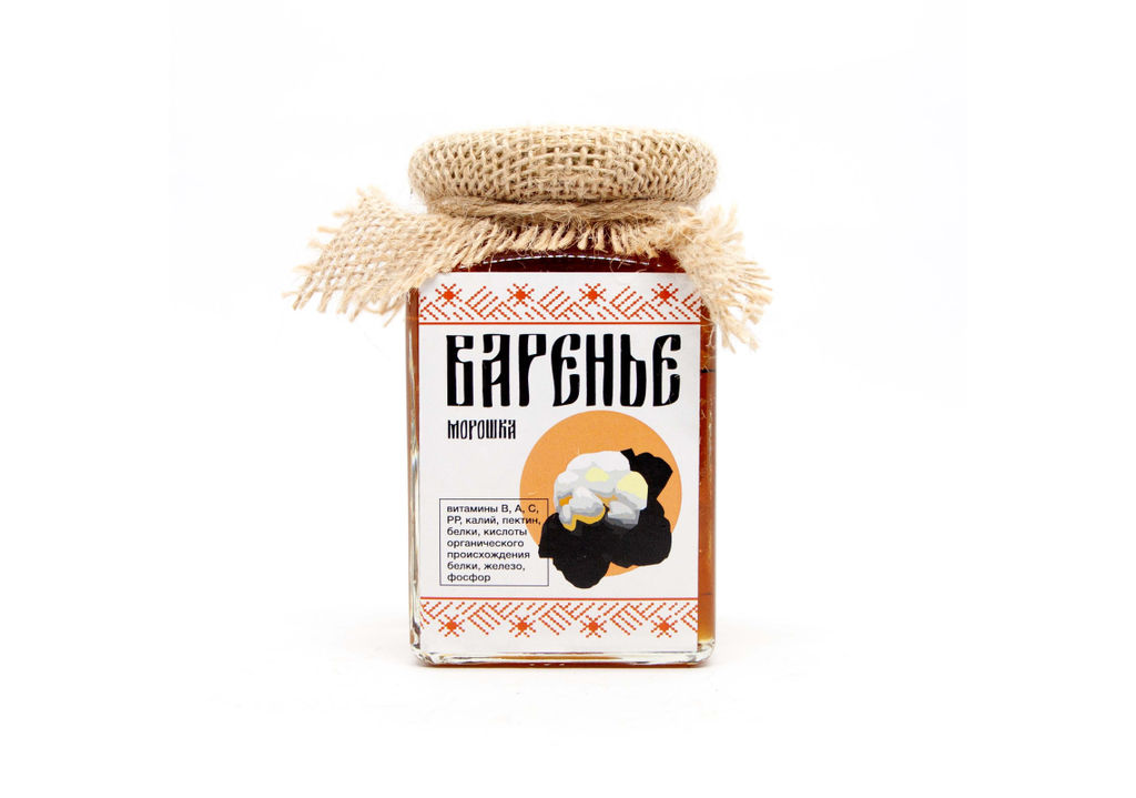 Варенье из Морошки баночка 300 г Крафт упаковка