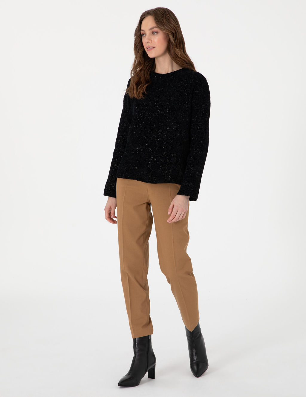 Siyah Oversize Kazak - Pierre cardin фото 4