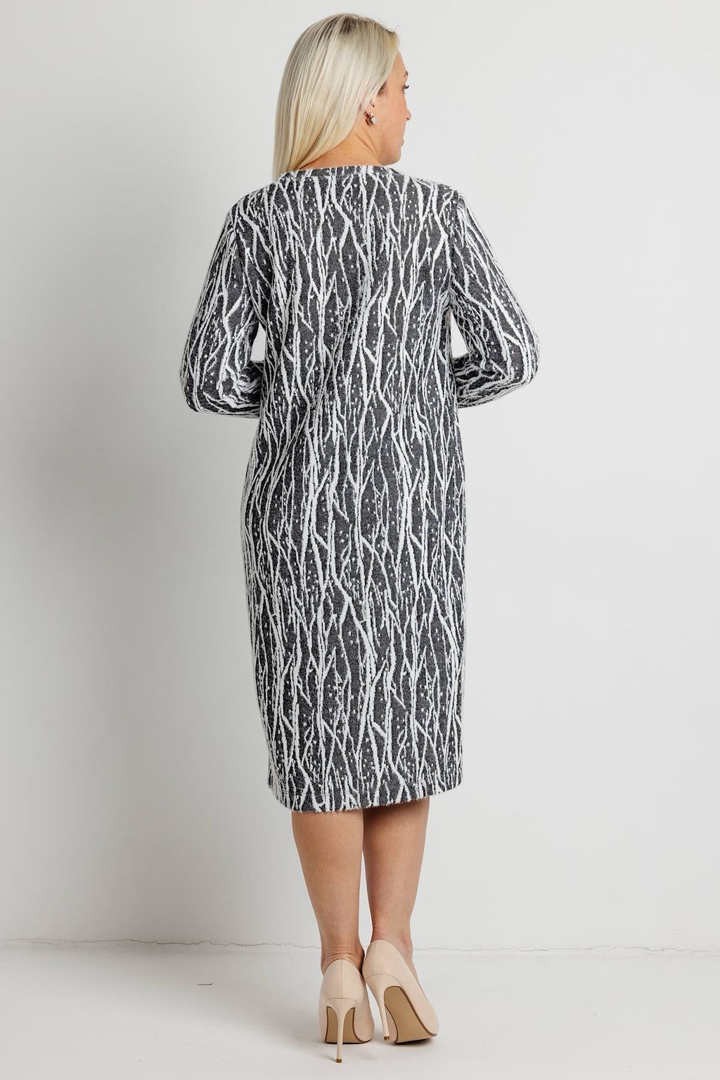 Платье женское 6090/04/Черно-белый - Rise фото 3