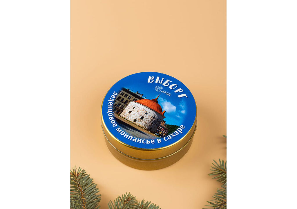 Монпансье леденцовое ассорти цветное (виды Выборга), 80 г