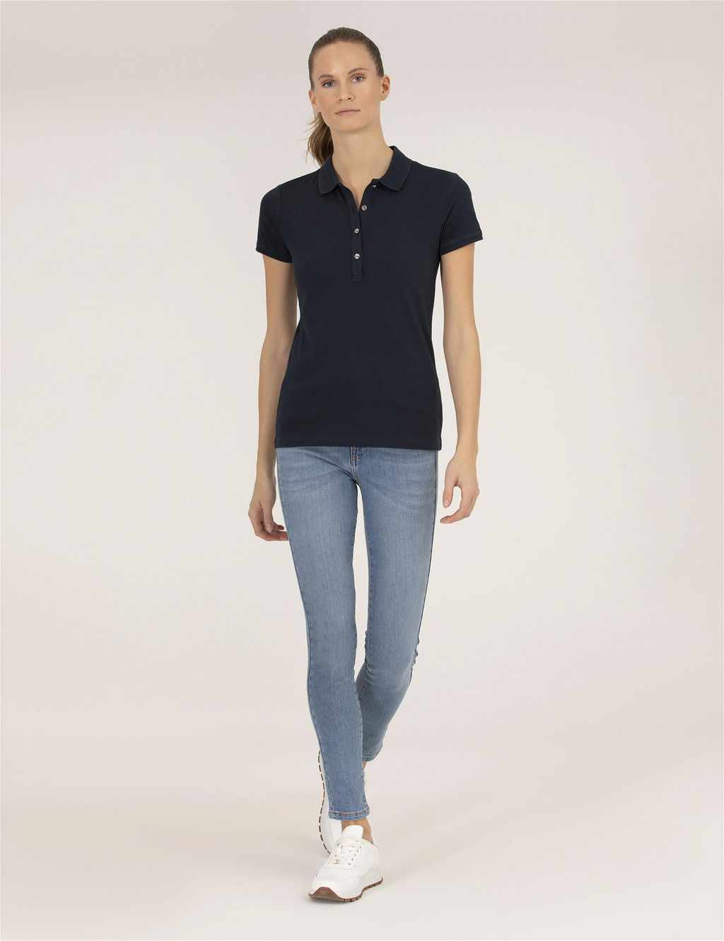Lacivert Polo Yaka Slim Fit Ti__rt - Pierre cardin фото 4