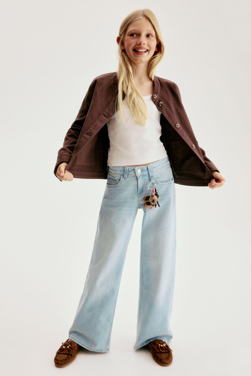 Wide Leg Low Jeans - H&m фото 3