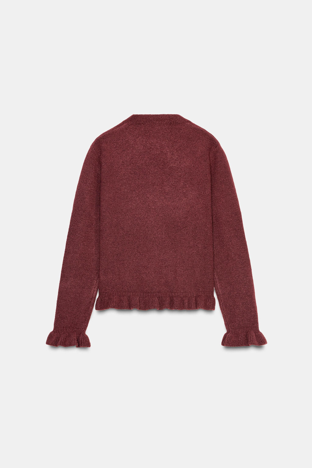 RUFFLED KNIT CARDIGAN - Zara фото 10