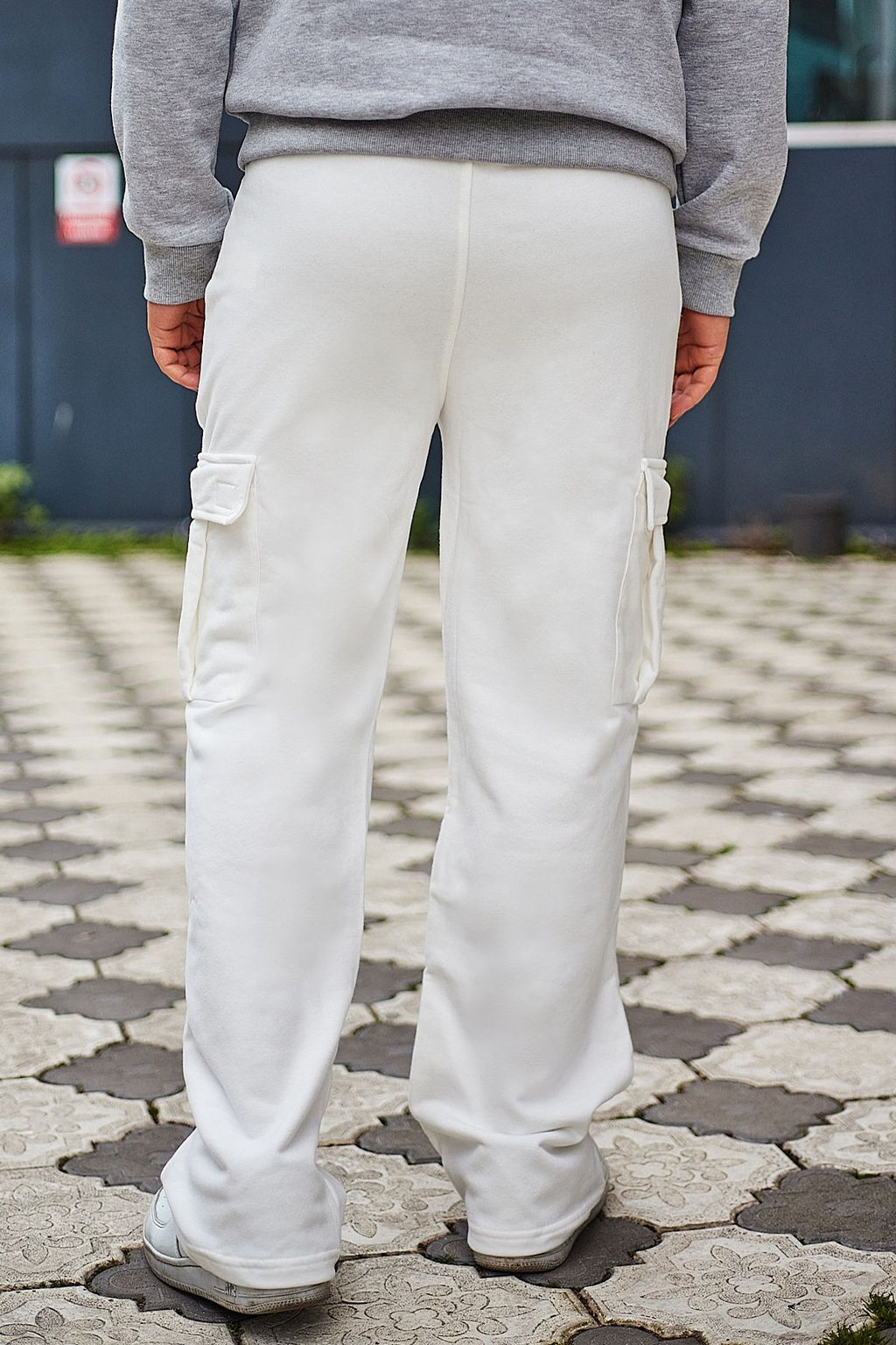 TRENDYOL MAN Haki %100 Pamuk Wide Leg/Genis Kesim Kargo Cepli Esofman Alt? TMNAW25EA00021 - Trendyolmilla фото 15