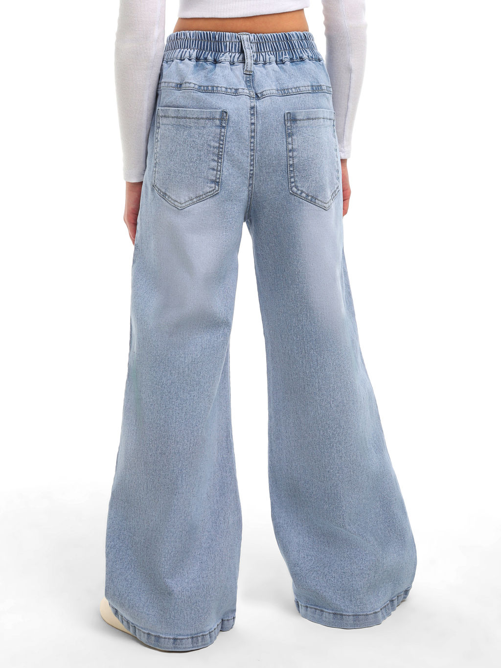 Джинсы-палаццо для девочек - СИНЯЯ МОДА фото 12