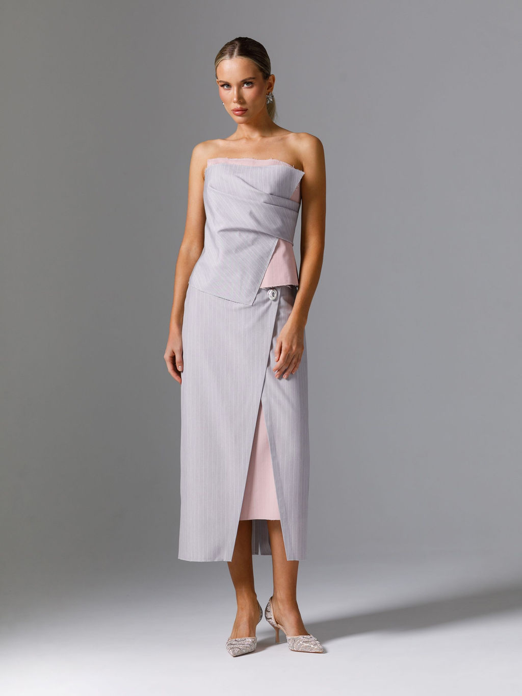 Корсет в полоску